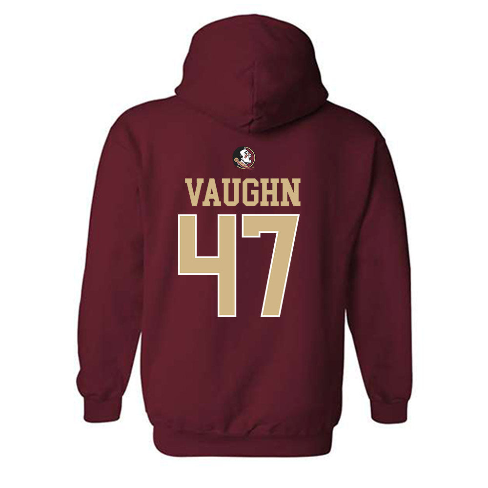 FSU - NCAA Baseball : Rhett Vaughn - Sports Shersey Hooded Sweatshirt-1