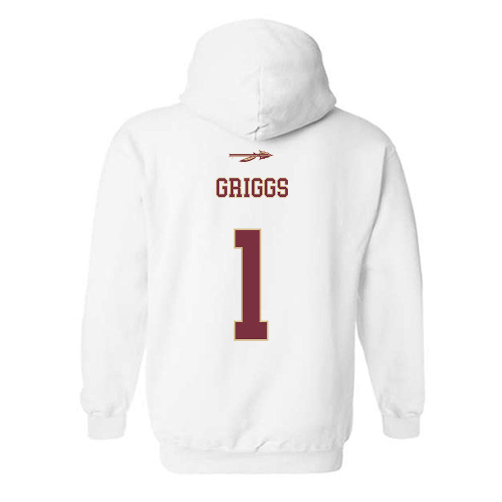 FSU - NCAA Softball : Hayley Griggs - Sports Shersey Hooded Sweatshirt-1