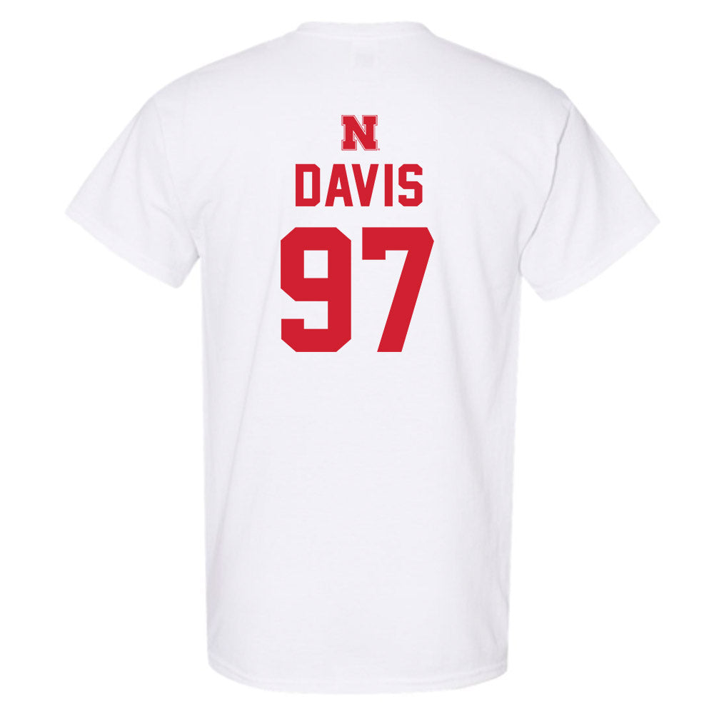 Nebraska - NCAA Football : Keona Davis - Sports Shersey T-Shirt-1