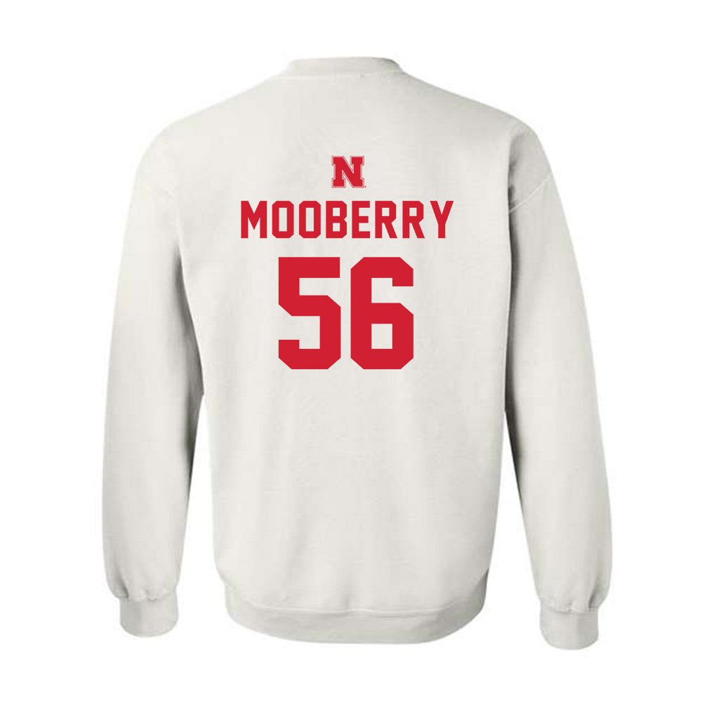 Nebraska - NCAA Football : Pierce Mooberry - Sports Shersey Crewneck Sweatshirt-1