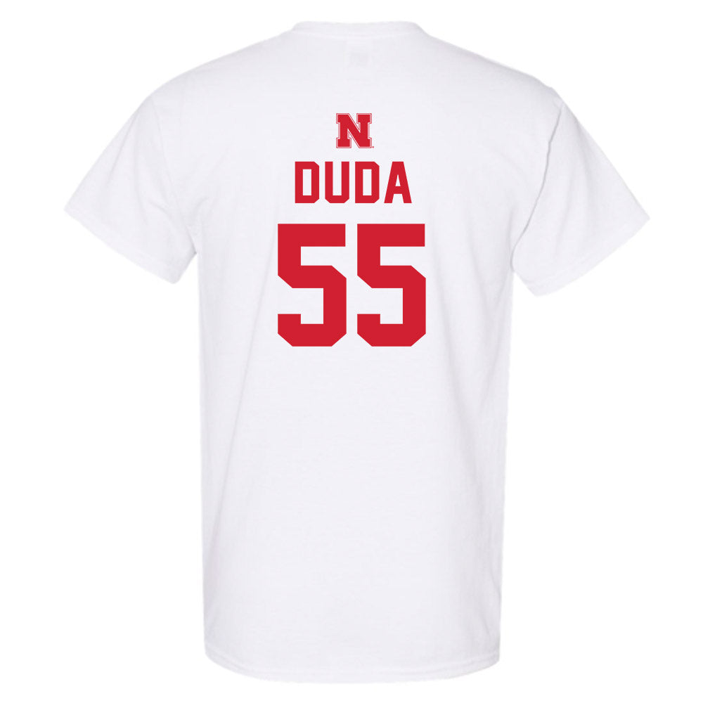 Nebraska - NCAA Football : Ethan Duda - Sports Shersey T-Shirt-1