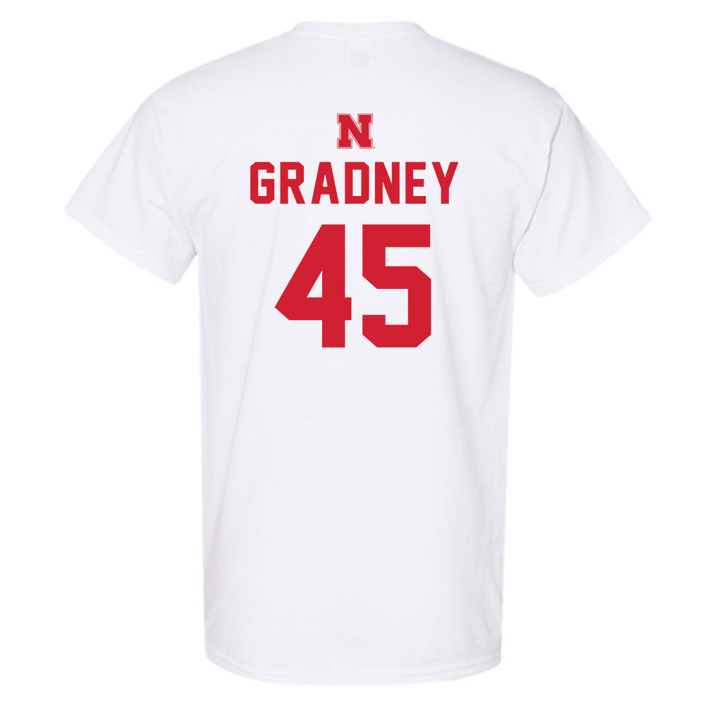 Nebraska - NCAA Football : Roger Gradney - Sports Shersey T-Shirt-1
