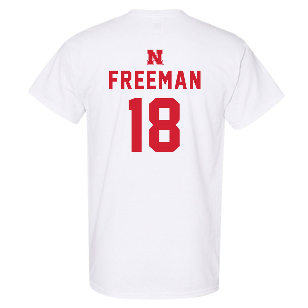 Nebraska - NCAA Baseball : Preston Freeman - Sports Shersey T-Shirt-1