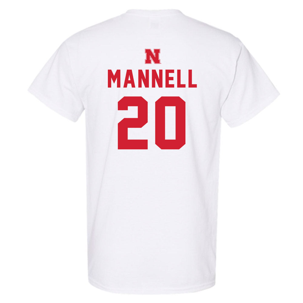 Nebraska - NCAA Baseball : Kevin Mannell - Sports Shersey T-Shirt-1