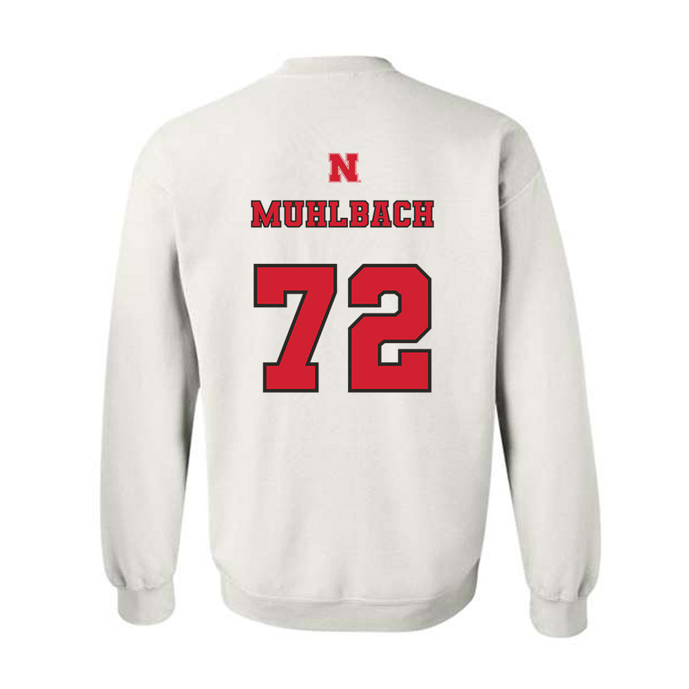 Nebraska - NCAA Softball : Carlie Muhlbach - Sports Shersey Crewneck Sweatshirt-1