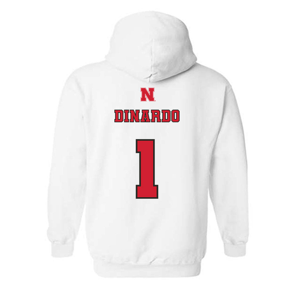 Nebraska - NCAA Softball : Olivia DiNardo - Sports Shersey Hooded Sweatshirt-1