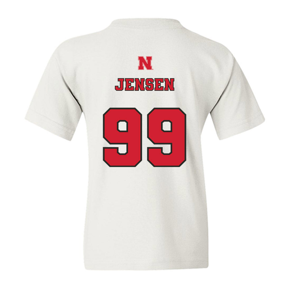 Nebraska - NCAA Softball : Alexis Jensen - Sports Shersey Youth T-Shirt-1