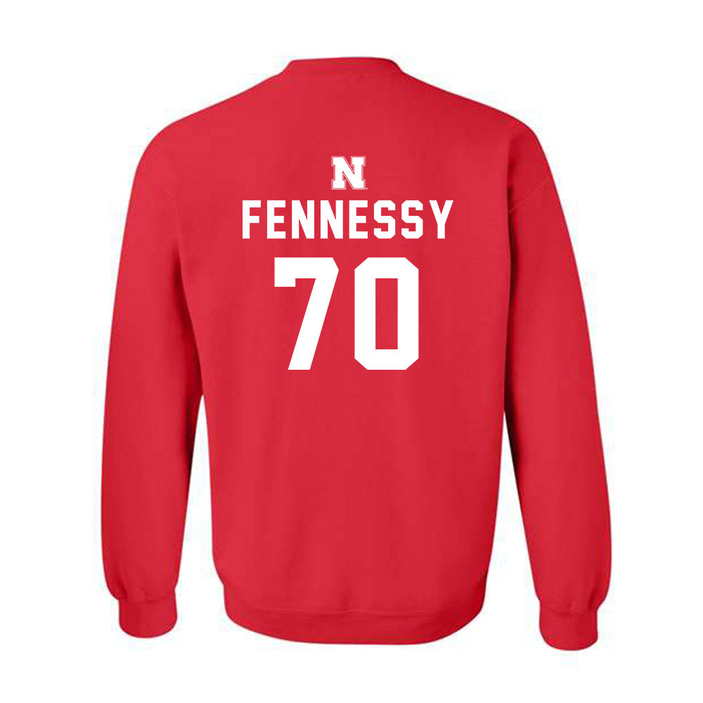Nebraska - NCAA Football : Nolan Fennessy - Crewneck Sweatshirt