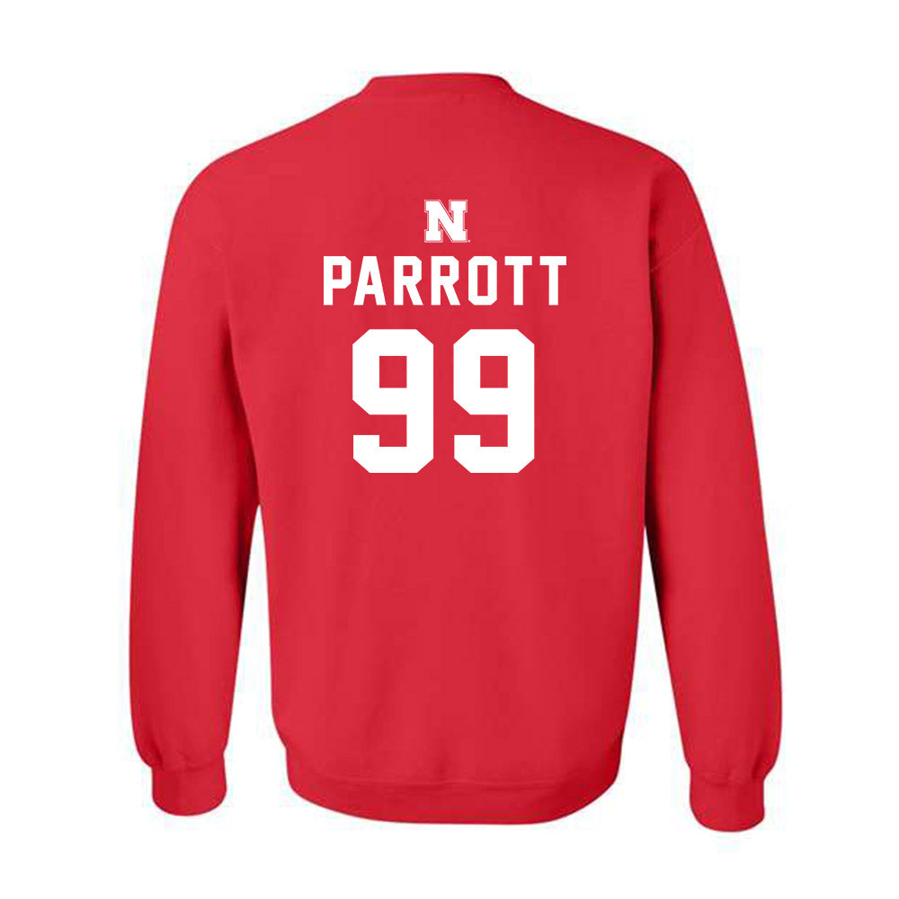 Nebraska - NCAA Football : Dylan Parrott - Replica Shersey Crewneck Sweatshirt-1