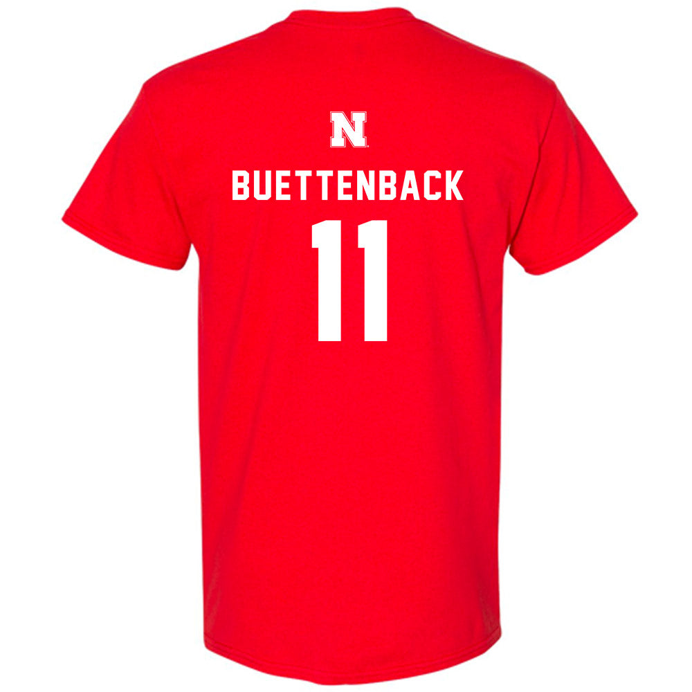 Nebraska - NCAA Baseball : Max Buettenback - T-Shirt