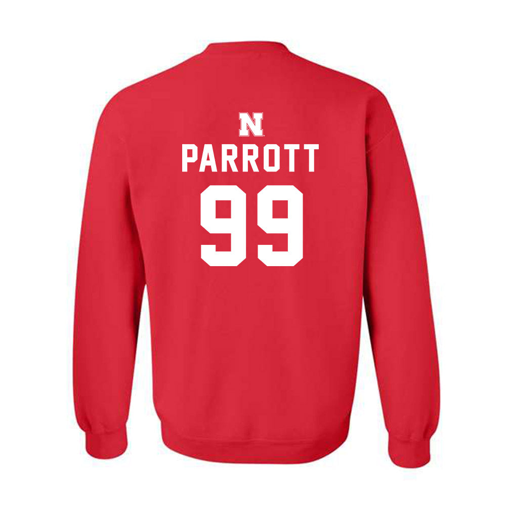 Nebraska - NCAA Football : Dylan Parrott - Replica Shersey Crewneck Sweatshirt-1