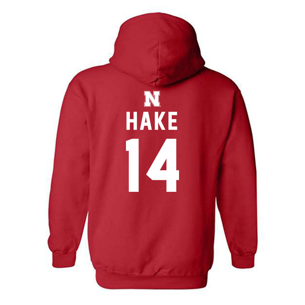 Nebraska - NCAA Women's Basketball : Callin Hake - Hooded Sweatshirt