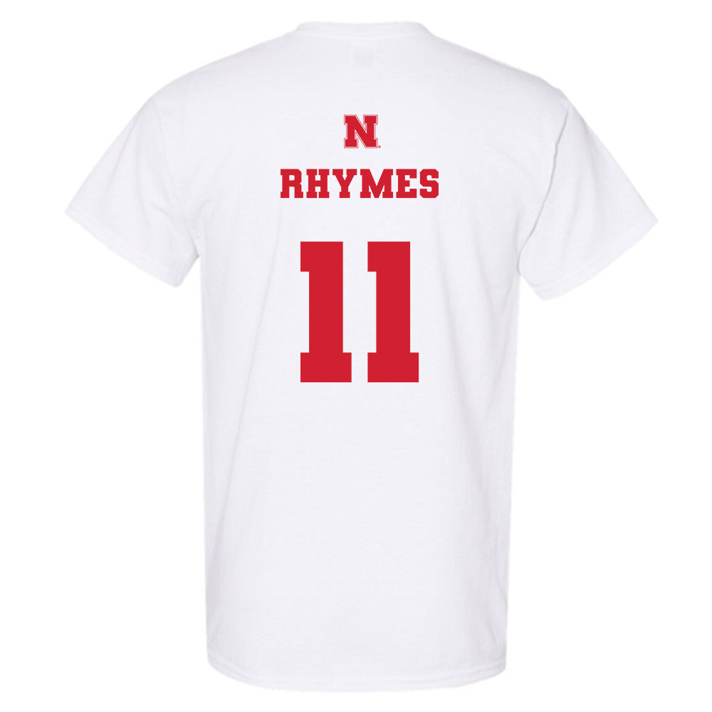 Nebraska - NCAA Men's Basketball : Quentin Rhymes - Generic Shersey T-Shirt-1