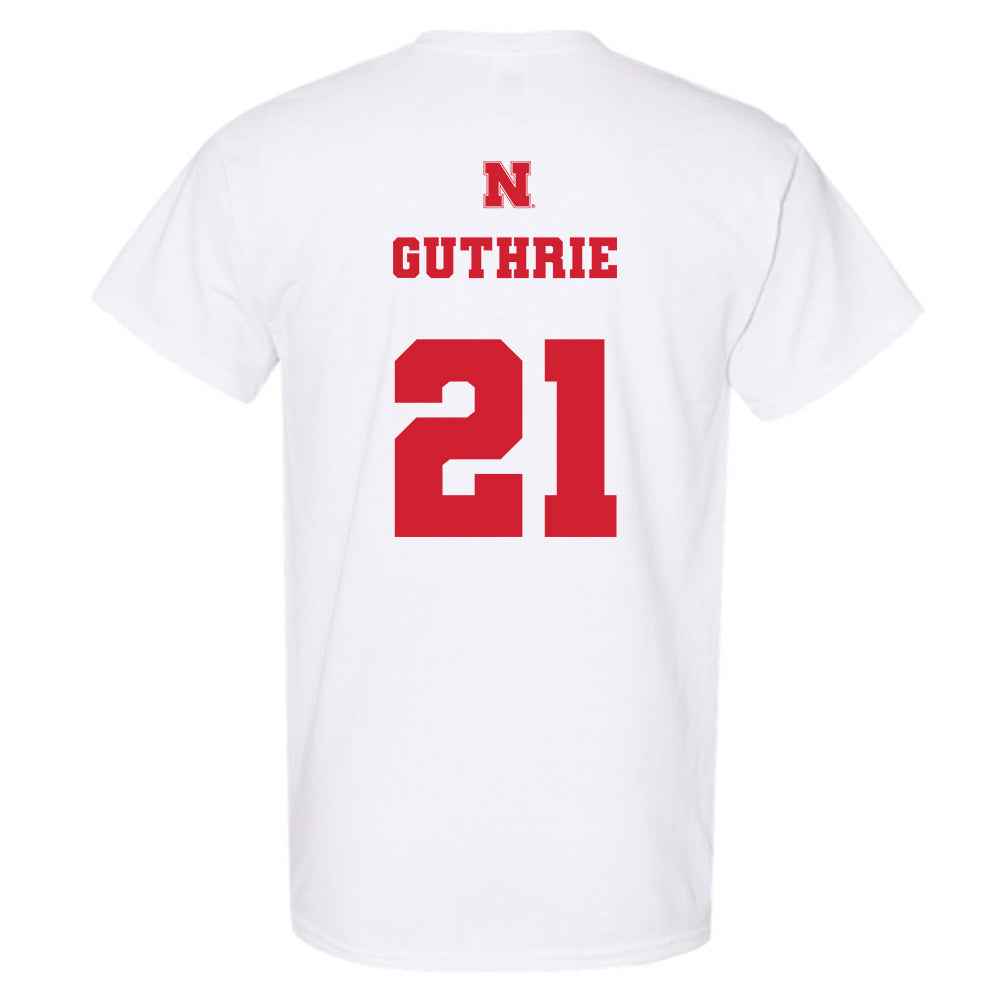 Nebraska - NCAA Football : Rex Guthrie - Generic Shersey T-Shirt-1