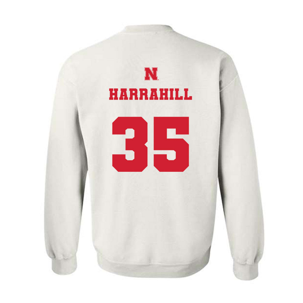 Nebraska - NCAA Baseball : Ryan Harrahill - Generic Shersey Crewneck Sweatshirt-1