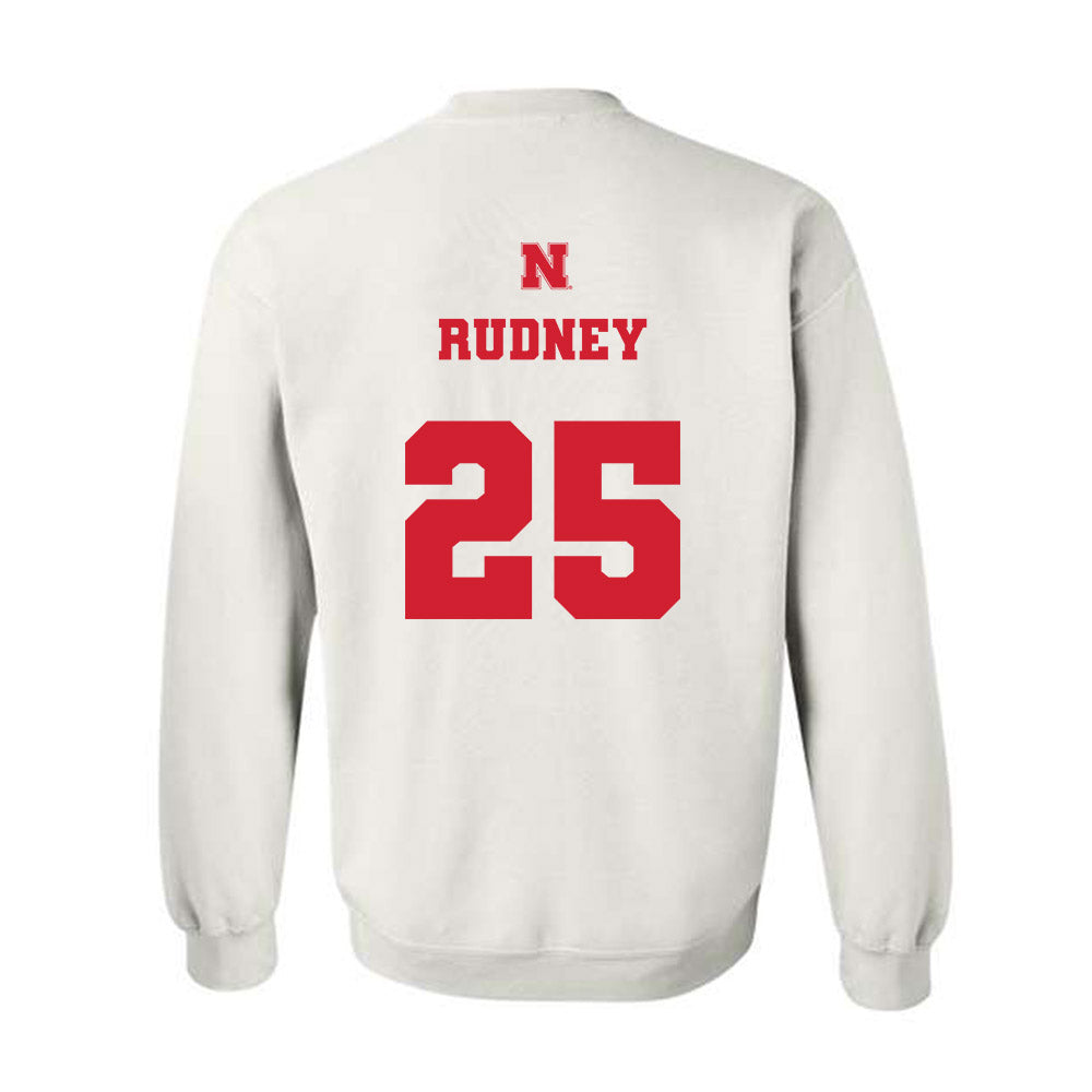 Nebraska - NCAA Women's Soccer : Ella Rudney - Generic Shersey Crewneck Sweatshirt-1