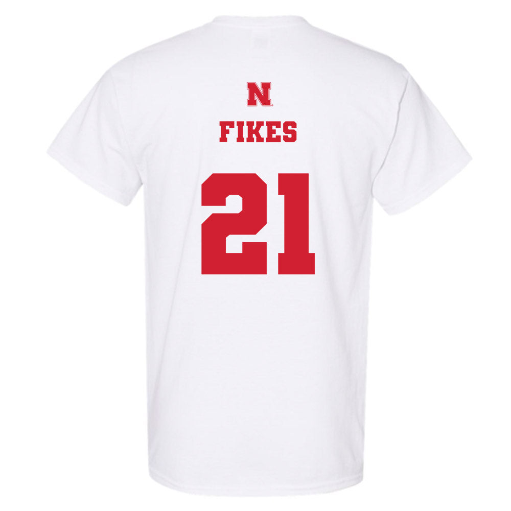Nebraska - NCAA Baseball : Trey Fikes - Generic Shersey T-Shirt-1