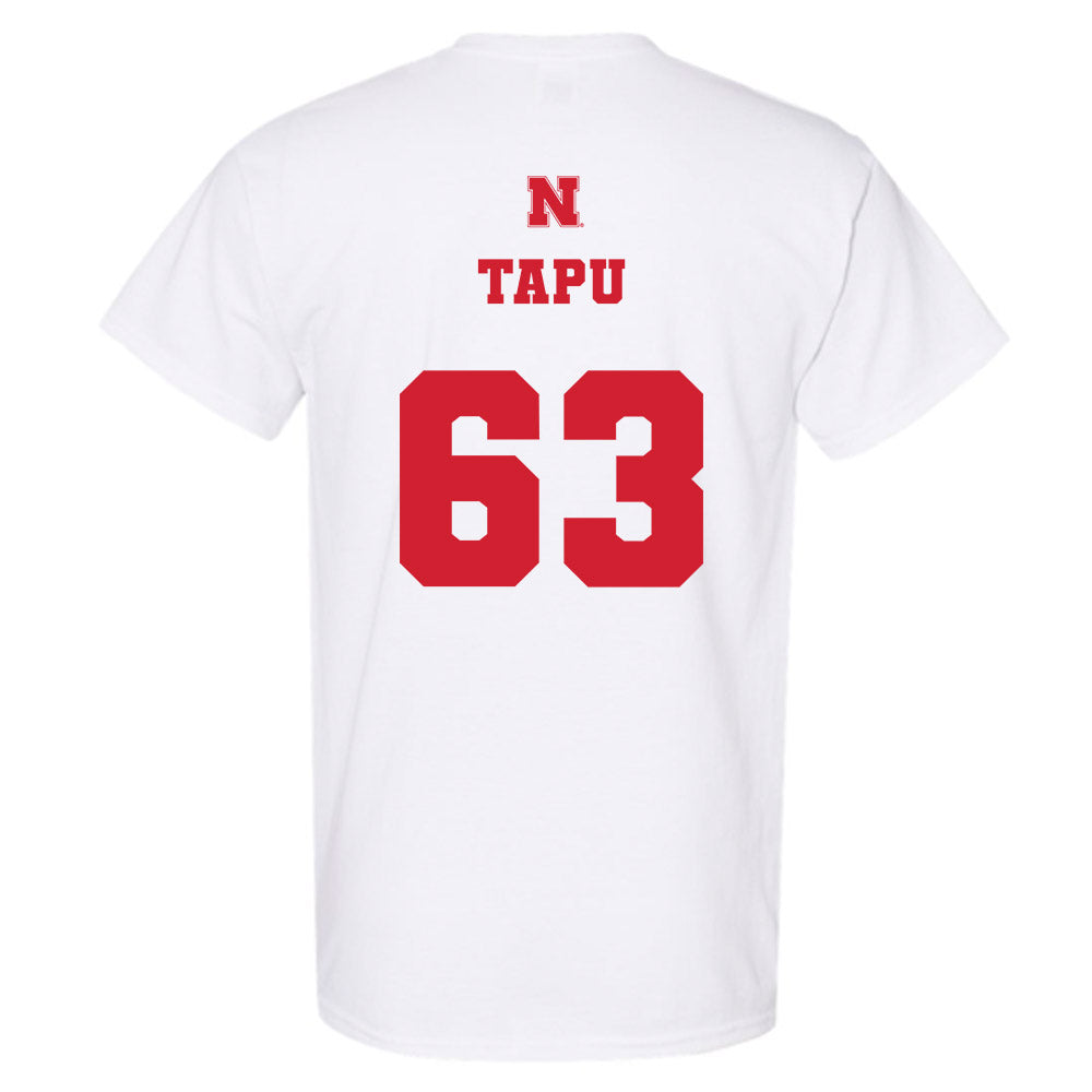 Nebraska - NCAA Football : Brian Tapu - Generic Shersey T-Shirt-1