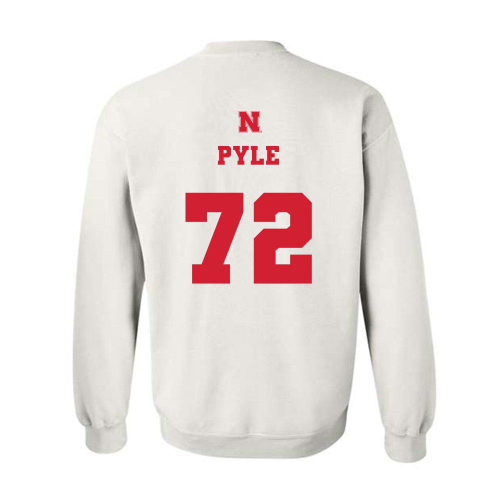 Nebraska - NCAA Football : Gibson Pyle - Crewneck Sweatshirt Classic Shersey