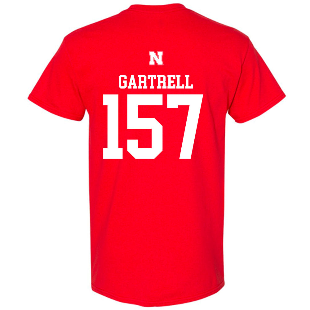 Nebraska - NCAA Wrestling : Dez Gartrell - Generic Shersey T-Shirt-1
