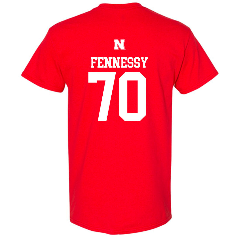 Nebraska - NCAA Football : Nolan Fennessy - Generic Shersey T-Shirt