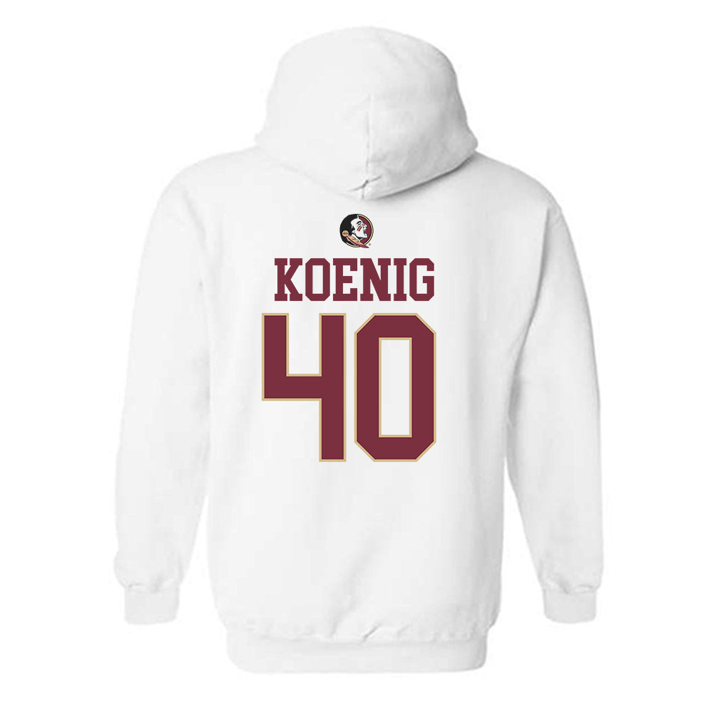 FSU - NCAA Beach Volleyball : Audrey Koenig - Fashion Shersey Hooded Sweatshirt-1