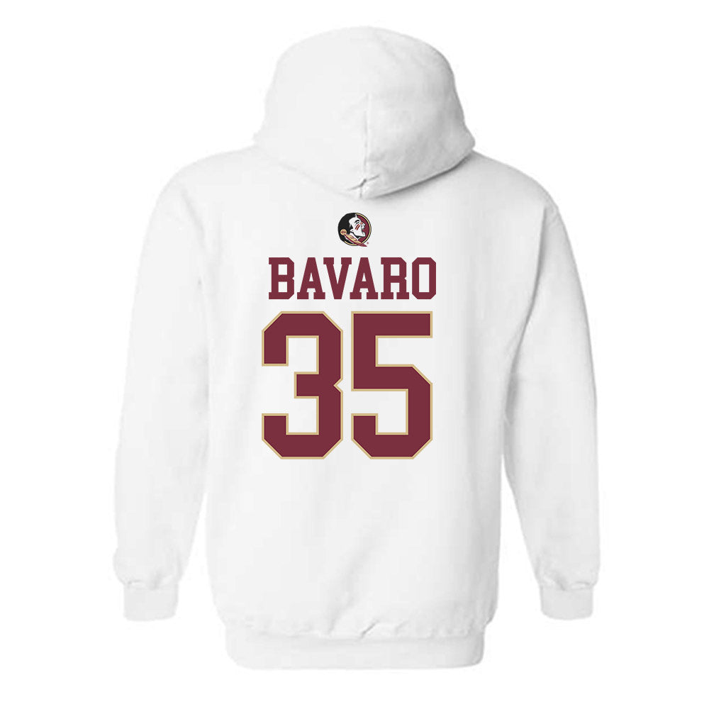 FSU - NCAA Baseball : Will Bavaro - Fashion Shersey Hooded Sweatshirt-1