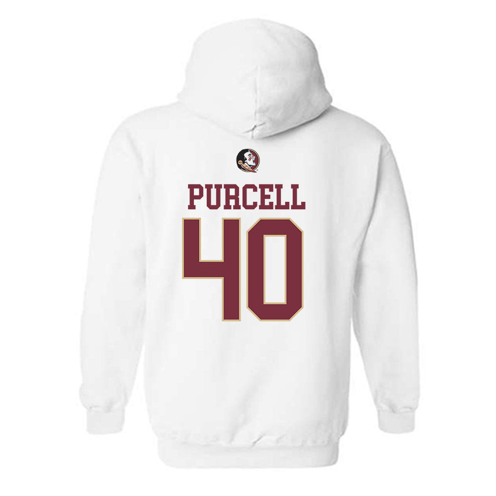 FSU - NCAA Baseball : Brodie Purcell - Fashion Shersey Hooded Sweatshirt-1