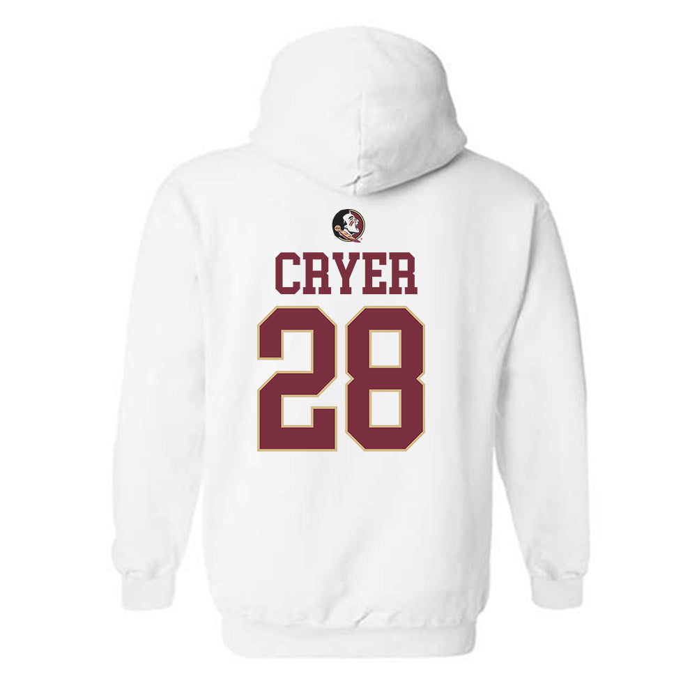FSU - NCAA Football : Justin Cryer - Fashion Shersey Hooded Sweatshirt