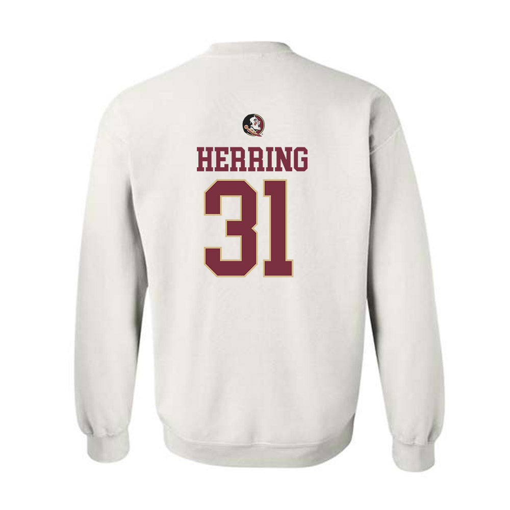 FSU - NCAA Football : Elijah Herring - Fashion Shersey Crewneck Sweatshirt-1