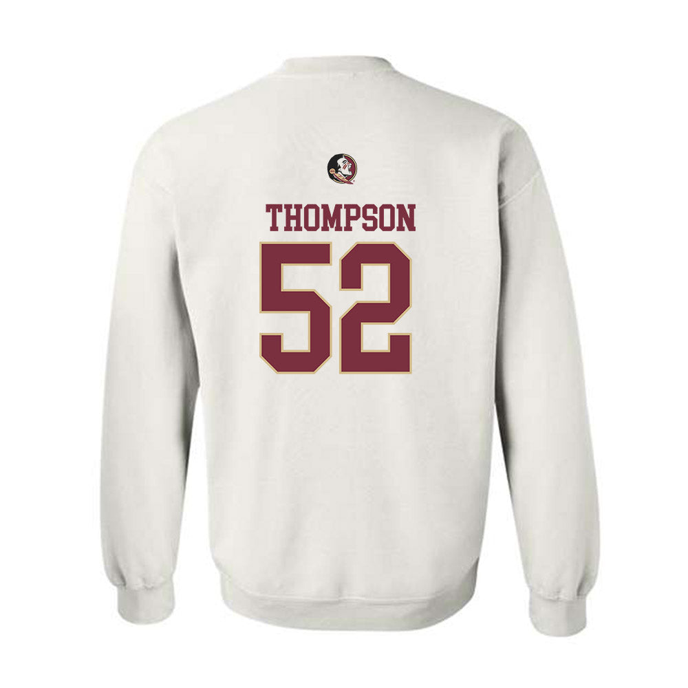 FSU - NCAA Football : Chavez Thompson - Fashion Shersey Crewneck Sweatshirt-1