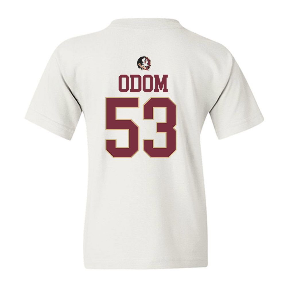 FSU - NCAA Baseball : Cameron Odom - Fashion Shersey Youth T-Shirt-1