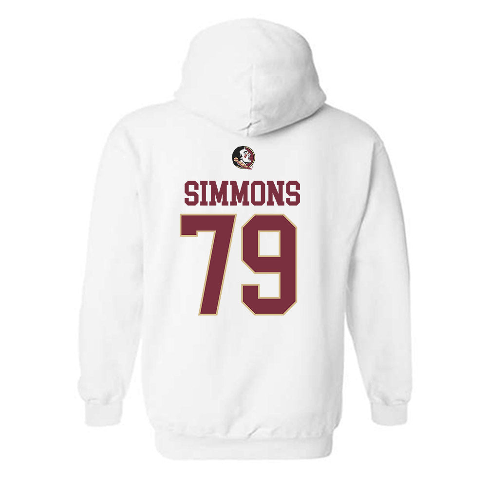 FSU - NCAA Football : Lucas Simmons - Fashion Shersey Hooded Sweatshirt