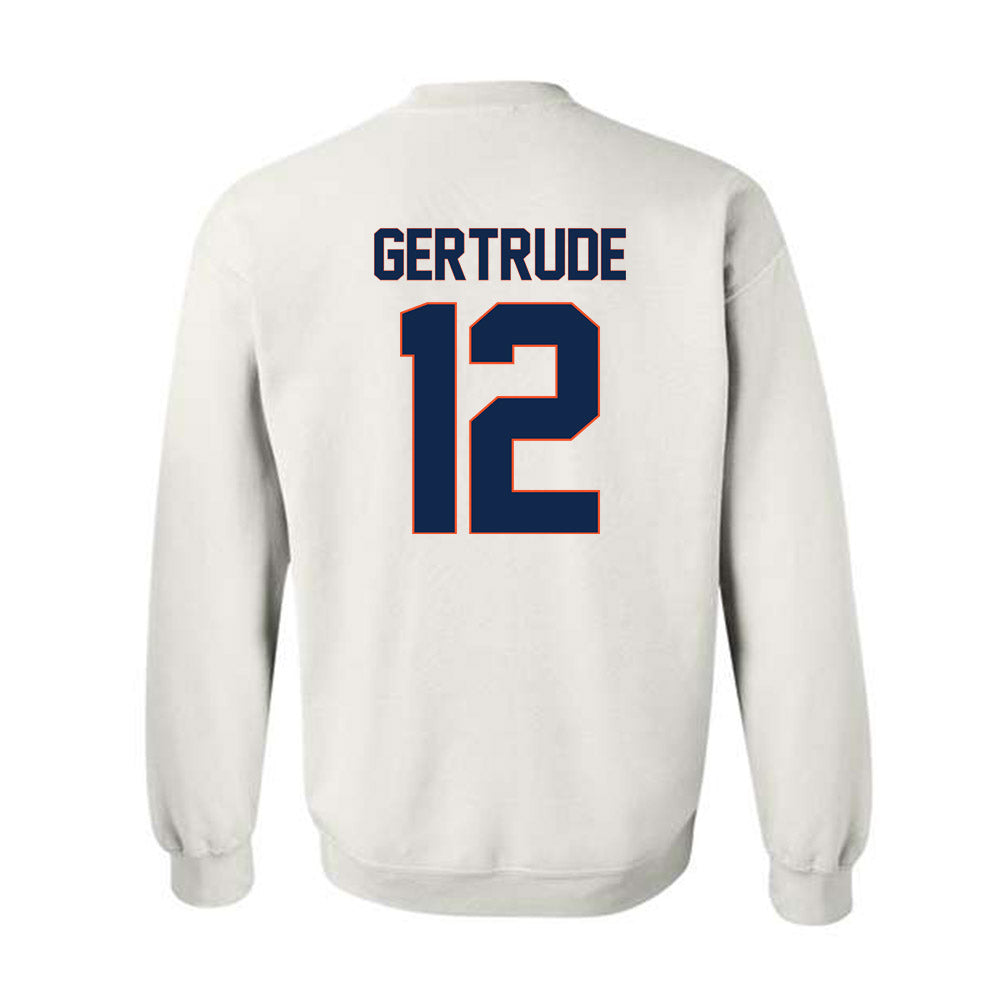 Virginia - NCAA Men's Basketball : Elijah Gertrude - Replica Shersey Crewneck Sweatshirt
