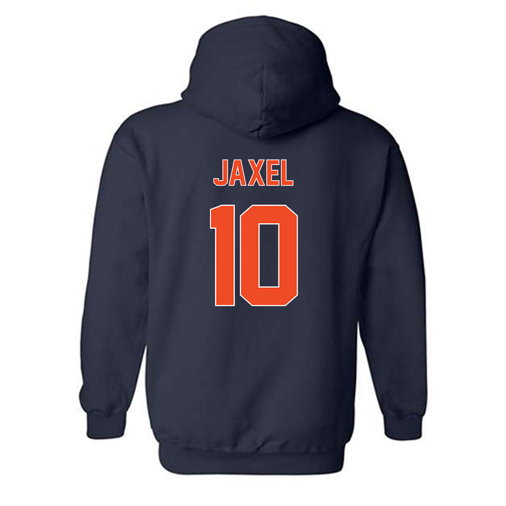 Virginia - NCAA Baseball : Kevin Jaxel - Replica Shersey Hooded Sweatshirt-1