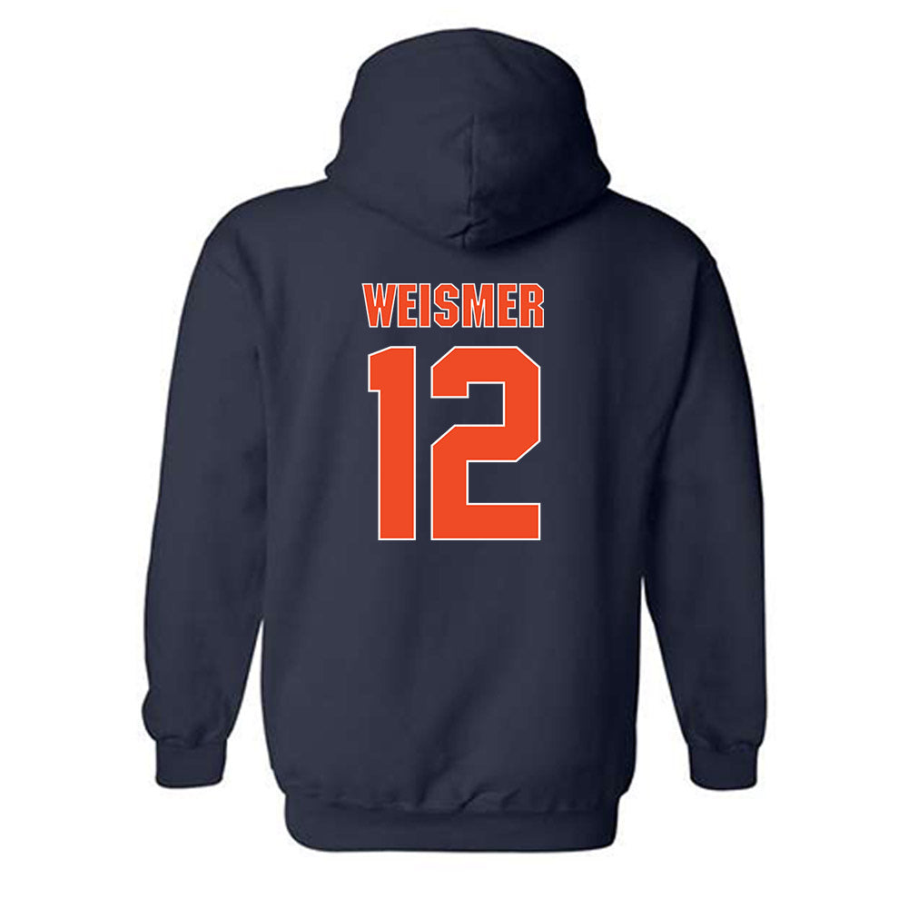Virginia - NCAA Softball : Hannah Weismer - Replica Shersey Hooded Sweatshirt-1