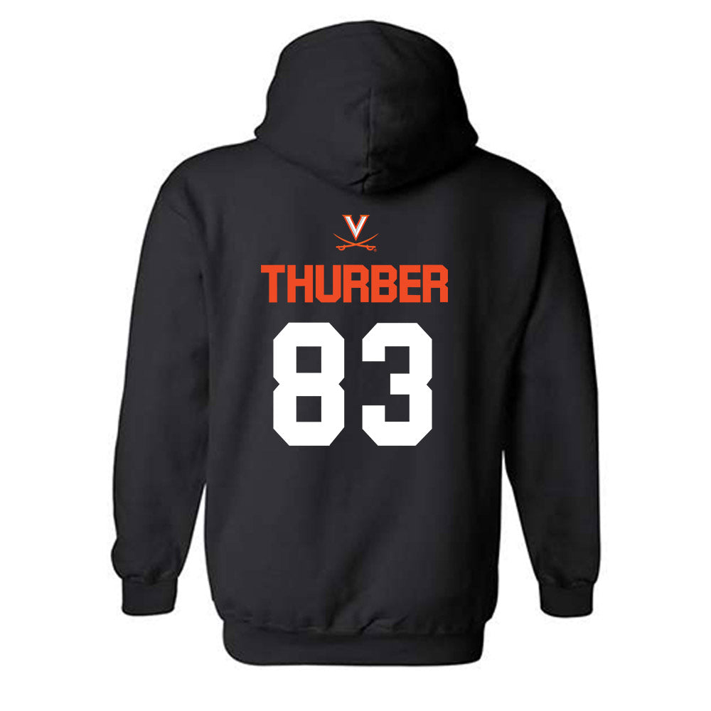 Virginia - NCAA Football : Willem Thurber - Hooded Sweatshirt-1