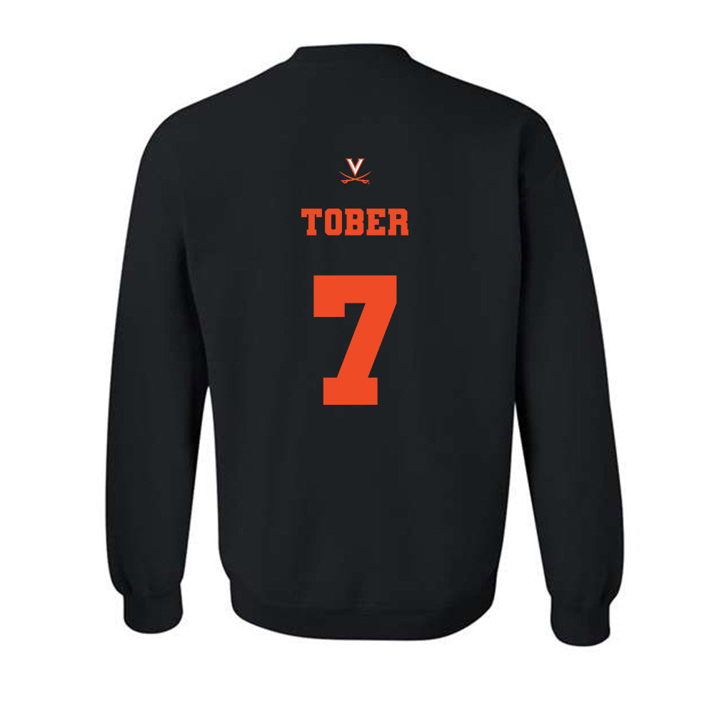 Virginia - NCAA Softball : Hannah Tober - Fashion Shersey Crewneck Sweatshirt-1