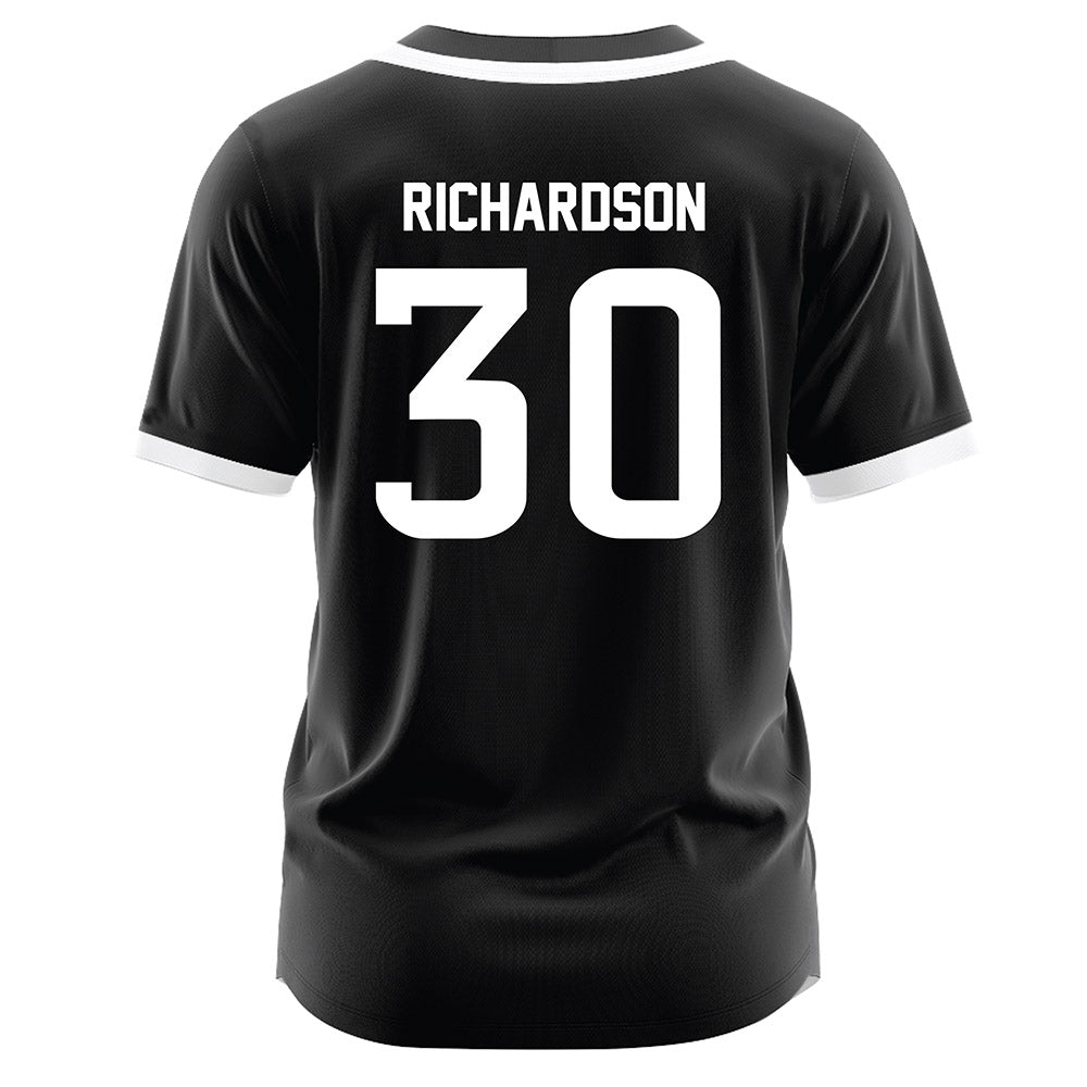 Southern Miss - NCAA Baseball : Cole Richardson - Black Jersey-1