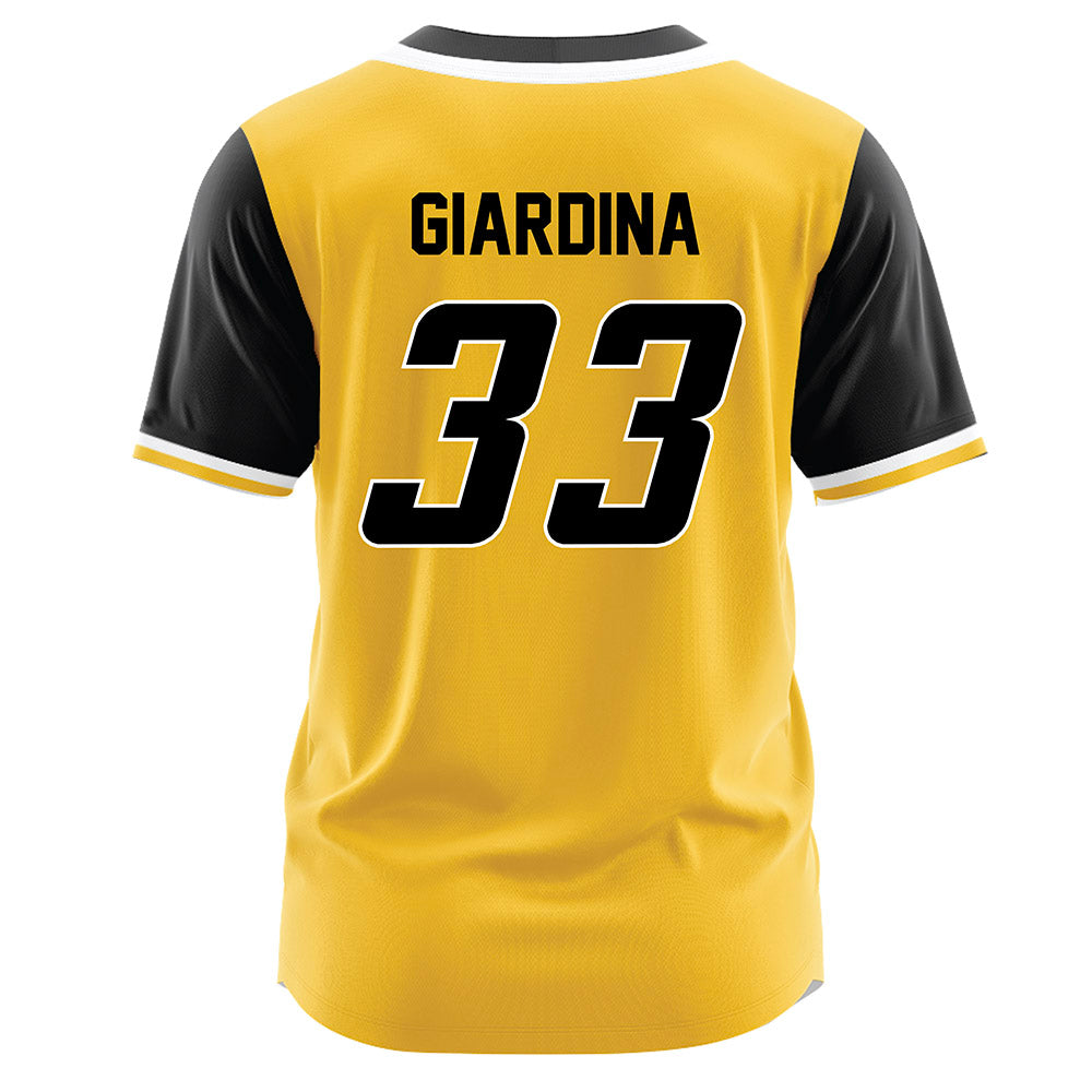 Southern Miss - NCAA Softball : Kayla Giardina - Gold Jersey-1