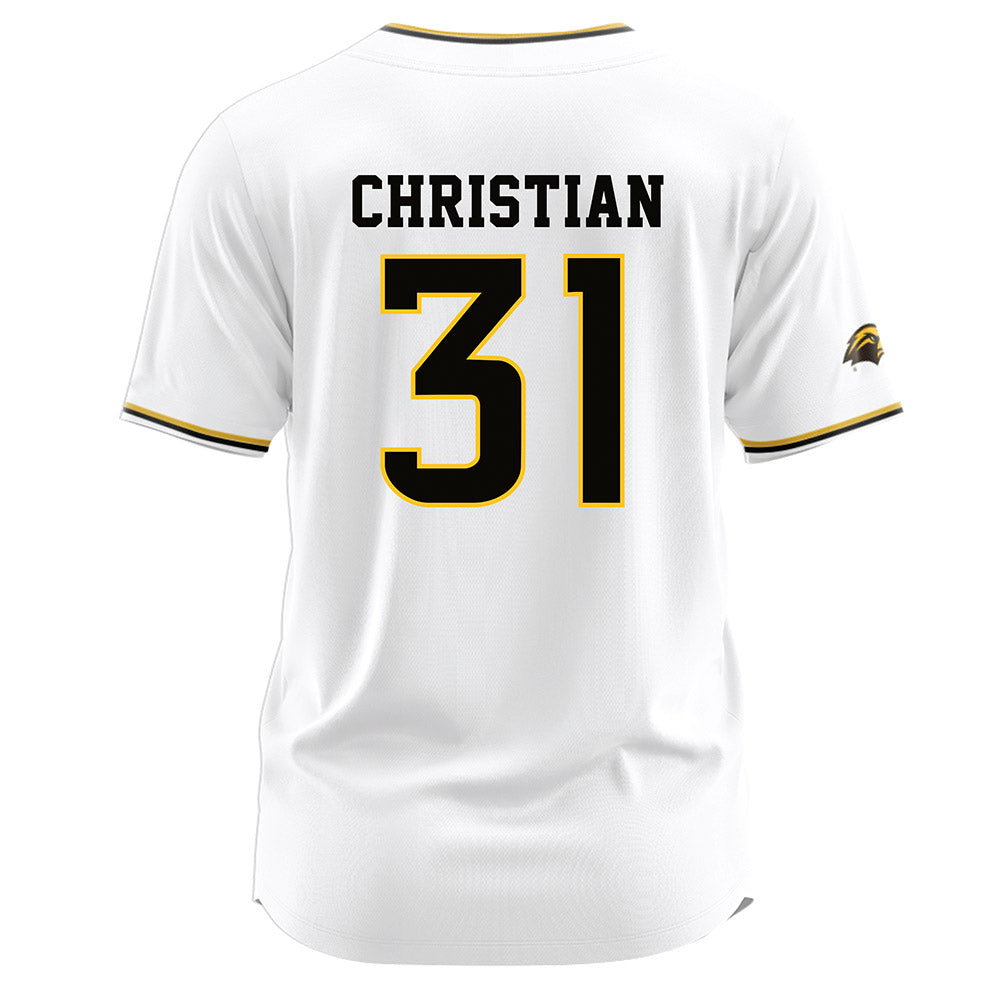 Southern Miss - NCAA Softball : Hannah Christian - White Jersey-1
