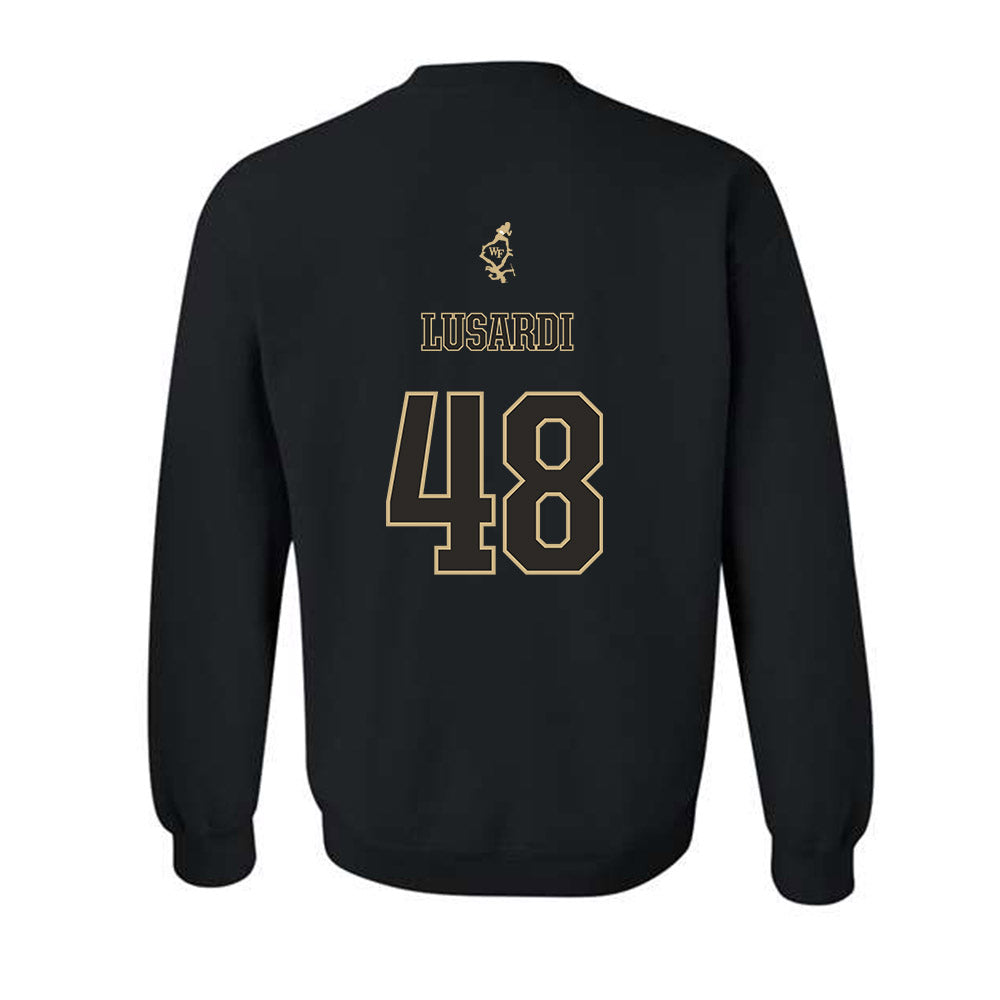 Wake Forest - NCAA Football : Matthew Lusardi - Crewneck Sweatshirt-1