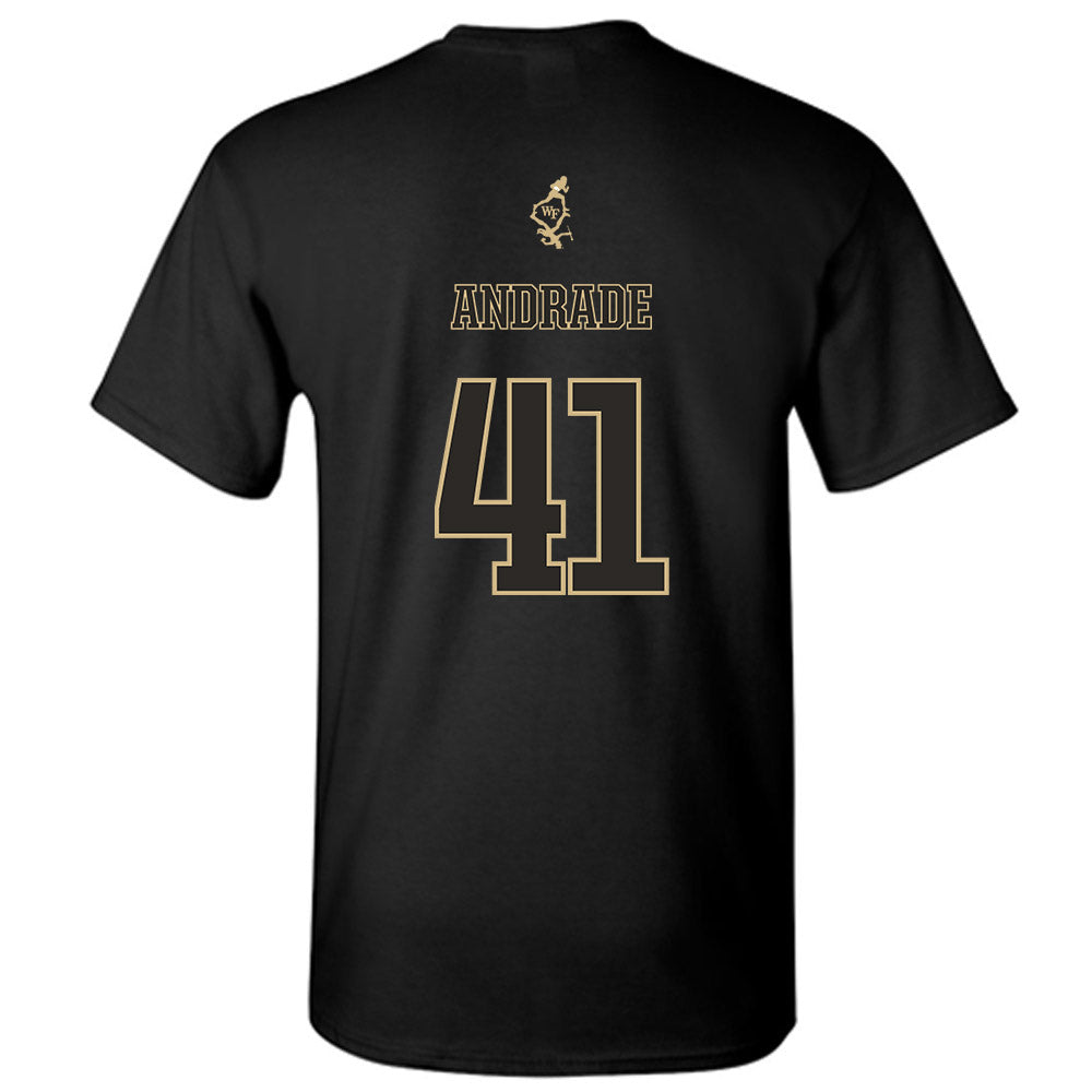 Wake Forest - NCAA Football : Mason Andrade - T-Shirt-1
