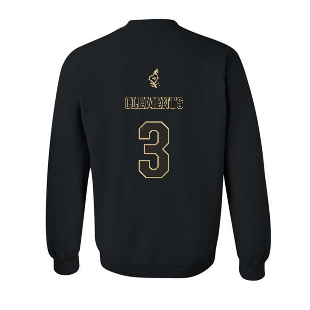 Wake Forest - NCAA Football : JaMario Clements - Crewneck Sweatshirt-1