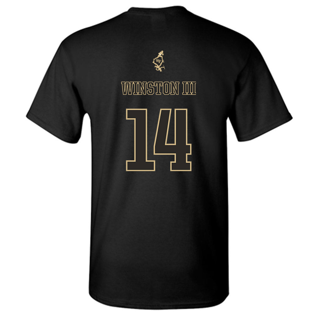 Wake Forest - NCAA Football : Braxton Winston III - T-Shirt-1