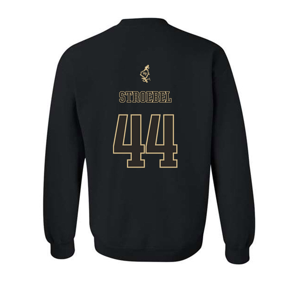 Wake Forest - NCAA Football : Wesley Stroebel - Crewneck Sweatshirt-1