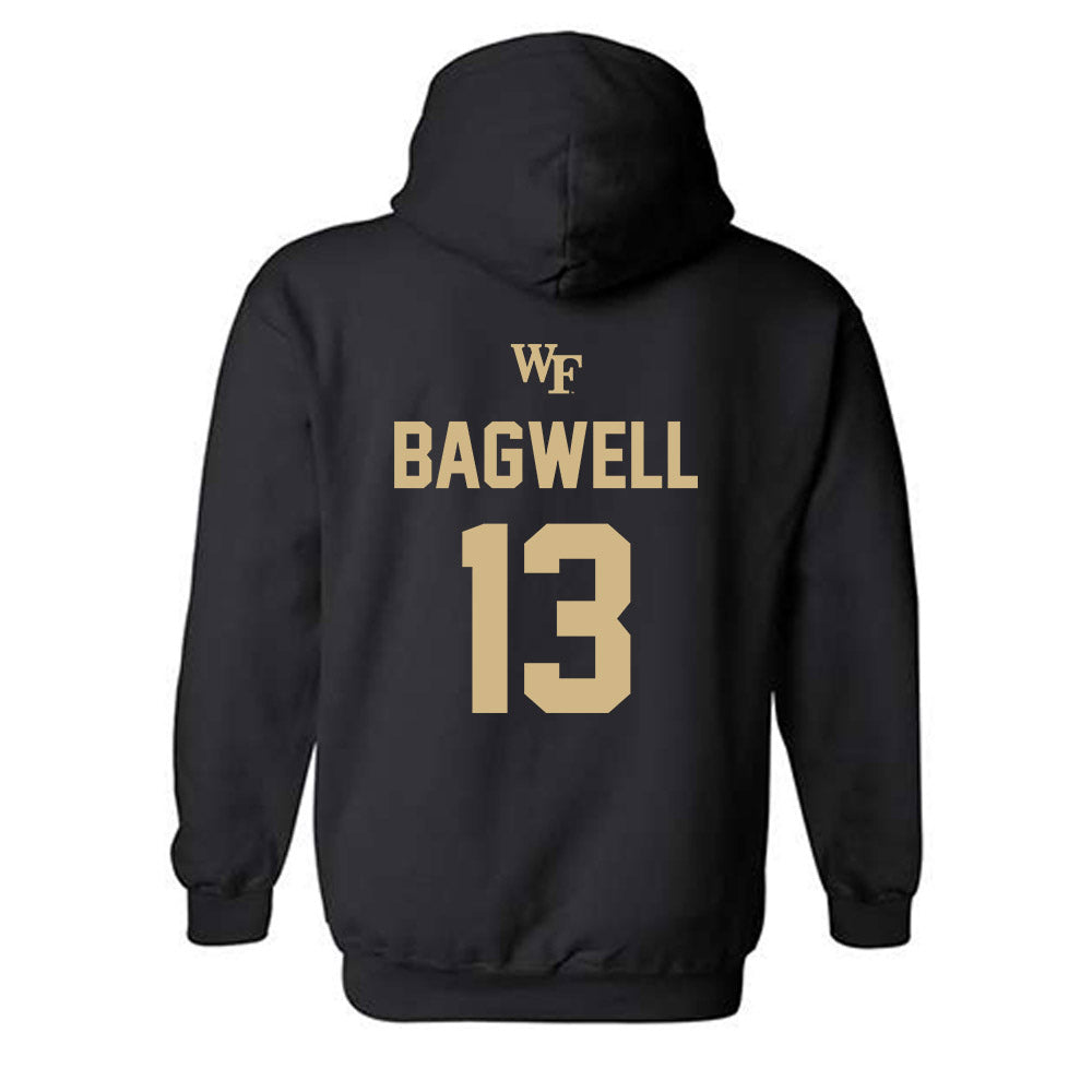 Wake Forest - NCAA Baseball : Cameron Bagwell - Sports Shersey Hooded Sweatshirt-1
