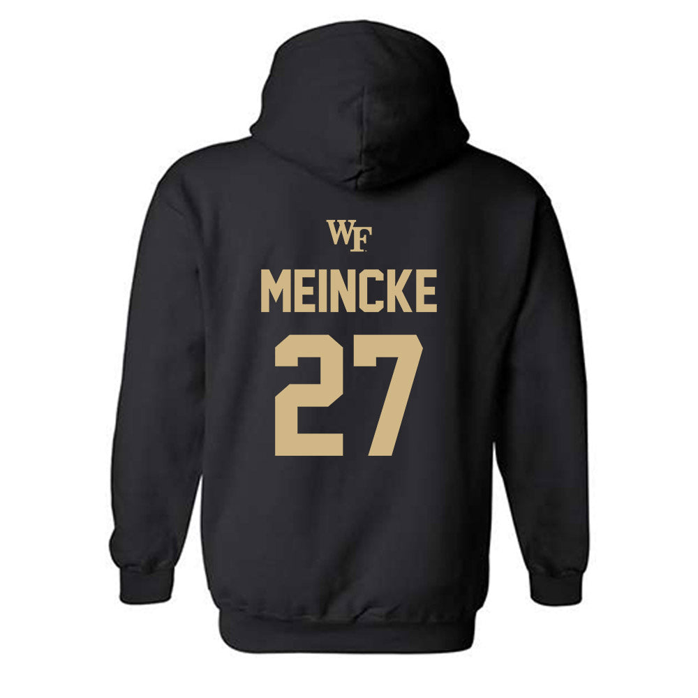 Wake Forest - NCAA Women's Soccer : Alicia Meincke - Sports Shersey Hooded Sweatshirt-1