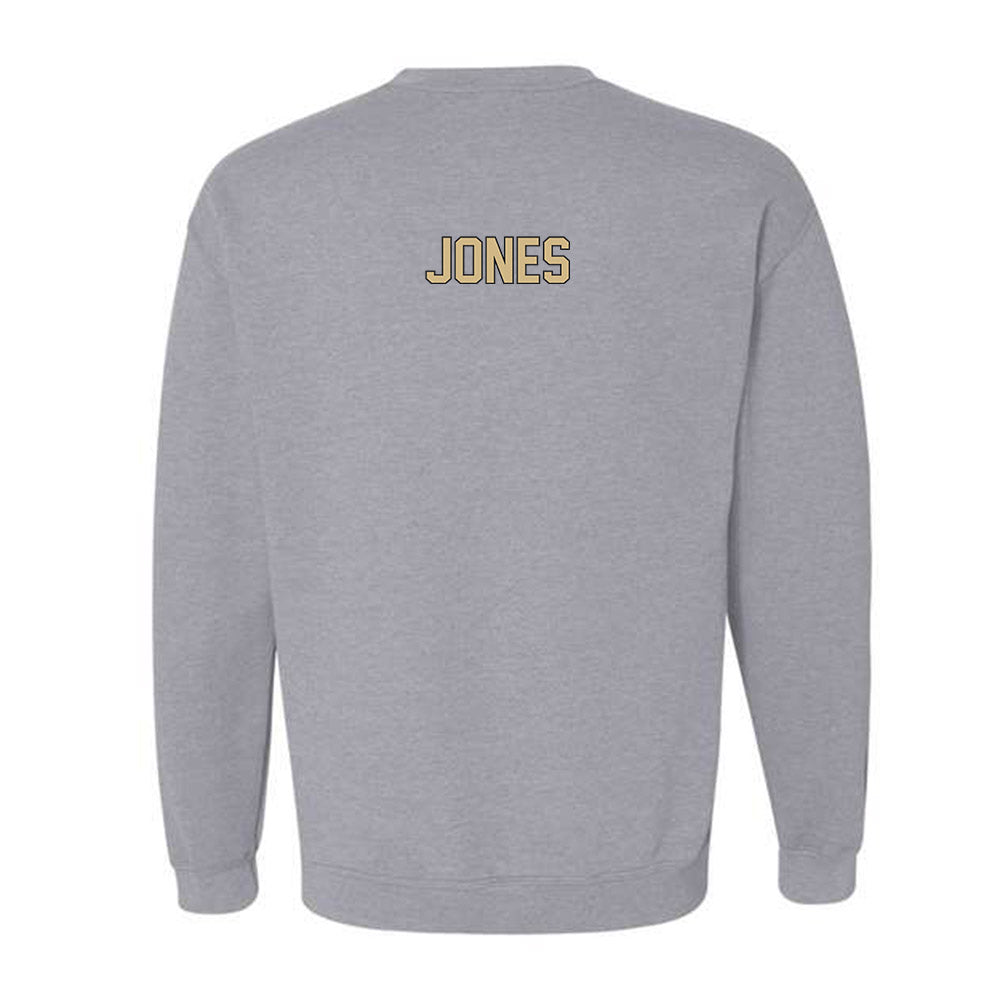 Wake Forest - NCAA Men's Track & Field : Hunter Jones - Fashion Shersey Crewneck Sweatshirt-1