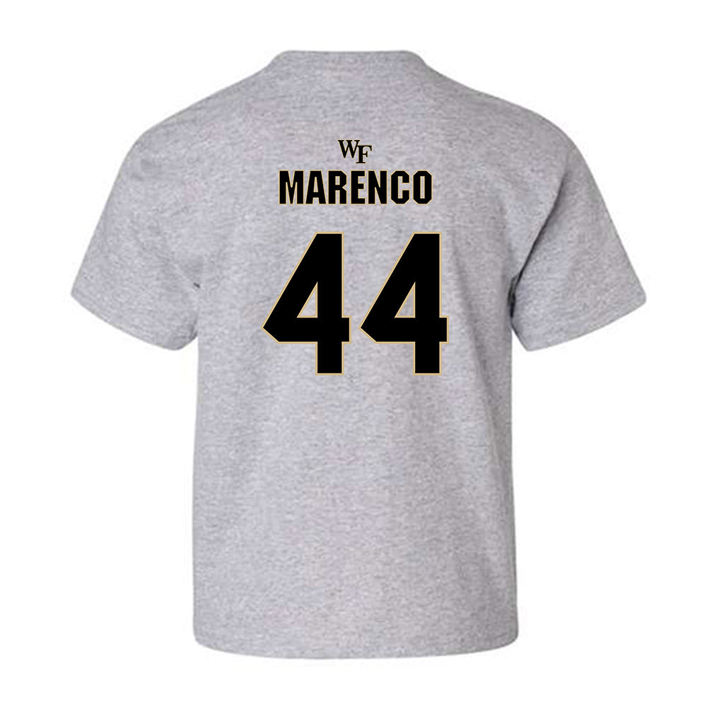 Wake Forest - NCAA Football : Alec Marenco - Fashion Shersey Youth T-Shirt-1